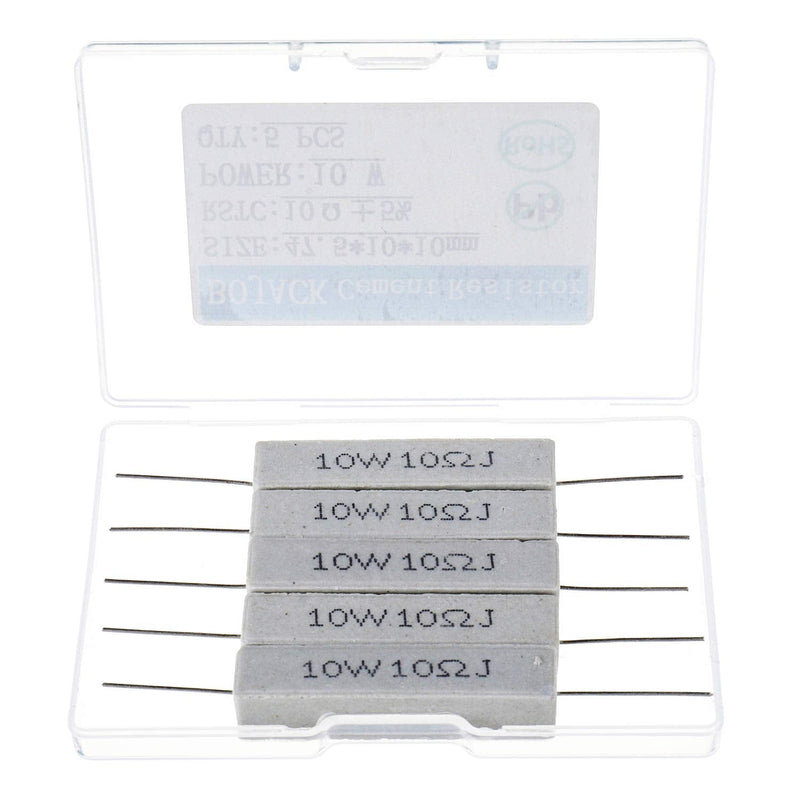 Ohmite 20J500E 500 Ohm Wirewound Resistor - 10W Power Rating, ±5% Tolerance - Industrial Grade Component