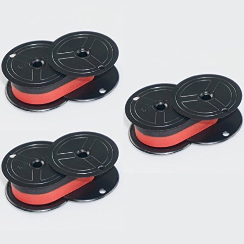 [Australia - AusPower] - "Package of Three" Canon MP-18DII Calculator Ribbon, Black and Red, Compatible 