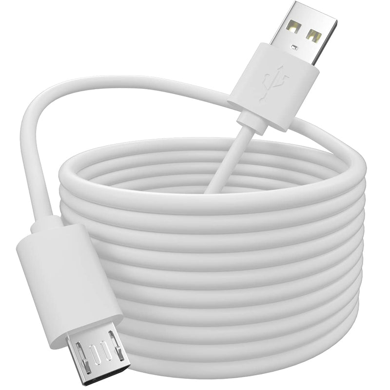 [Australia - AusPower] - 20FT Long USB Power Extension Cable for WyzeCam,WyzeCam Pan,YI Camera,NestCam Indoor,Netvue,KasaCam Indoor,Furbo Dog,Blink,Cloud Cam,USB to Micro USB Charging Charger Cord for Security Camera 