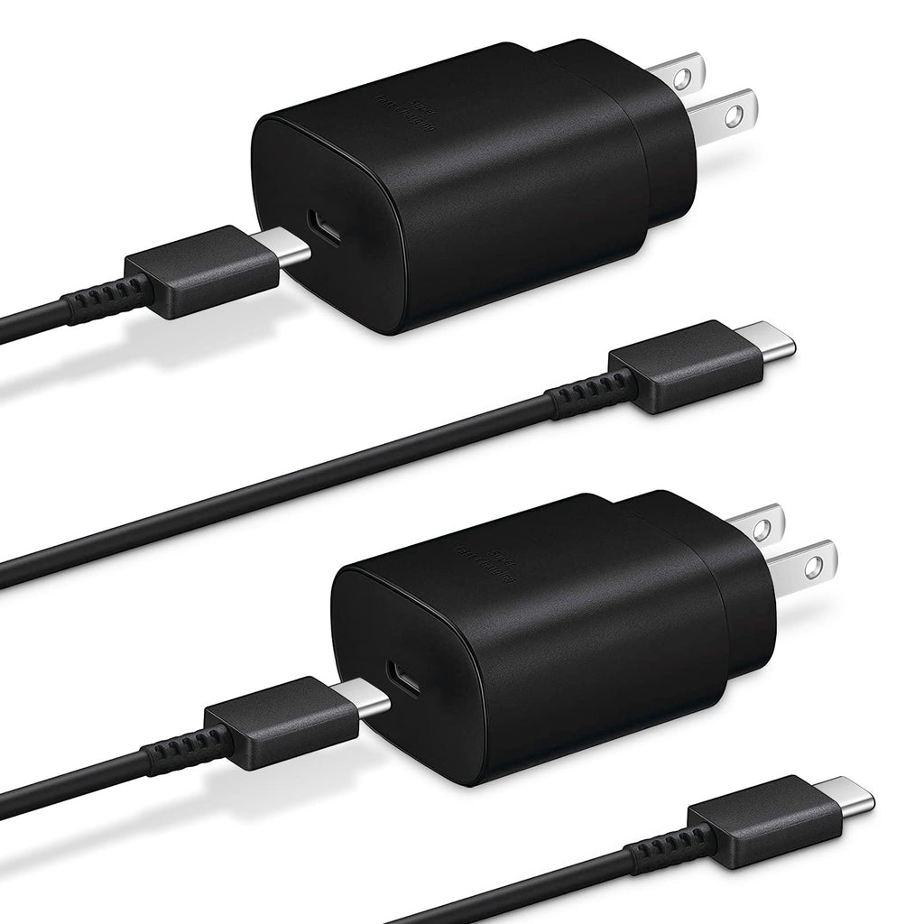 [Australia - AusPower] - Type C Charger Fast Charging-25W USB C Charger with Type C to Type C Cable, USB C Android Charger [PD PPS Compatible] for Galaxy S23/S22/S21 Series/Note 20/10/9 Series/Pixel 4XL/4/3XL 
