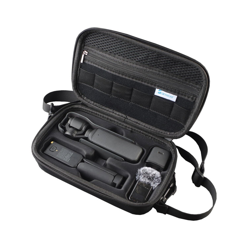 [Australia - AusPower] - Skyreat Osmo Pocket 3 Case, Portable PU Storage Protective Bag for DJI Osmo Pocket 3 Creator Combo Accessories 