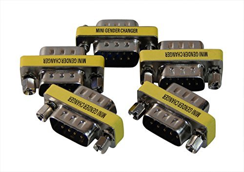 [Australia - AusPower] - 5 Pack Your Cable Store DB9 Male to Male 9 Pin Serial Port / RS232 Adapter 5 Pack 