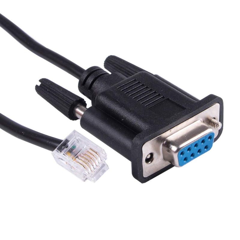 [Australia - AusPower] - DB9 to RJ11 RJ12 6P6C LAN Network Serial Console Cable for Sevo Drive Leadshine Stepper Communication 