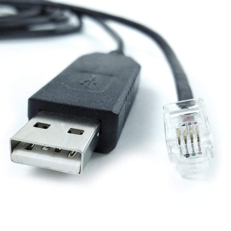 [Australia - AusPower] - Washinglee USB to RJ9 Cable for Celestron HC, for Hand Controller with RJ9 Port, USB Control Cable for Celestron Computerized Telescope. (16 FT/ 5M) RJ9 Cable (16 FT/ 5M) 
