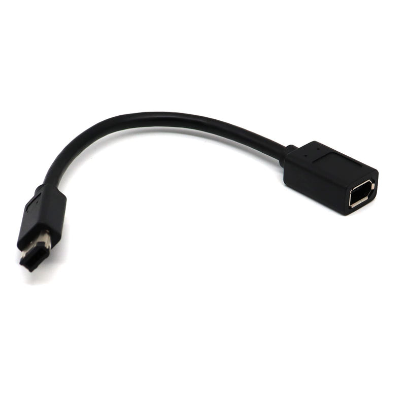 [Australia - AusPower] - AWADUO Firewire Cable Cord 1394 IEEE 6 Pin Male to 6 Pin Female Cable Adapter Firewire 400 to 400 Cable for Digital Camera/Medical Equipment(0.2M/0.65FT) 6M to 6F 