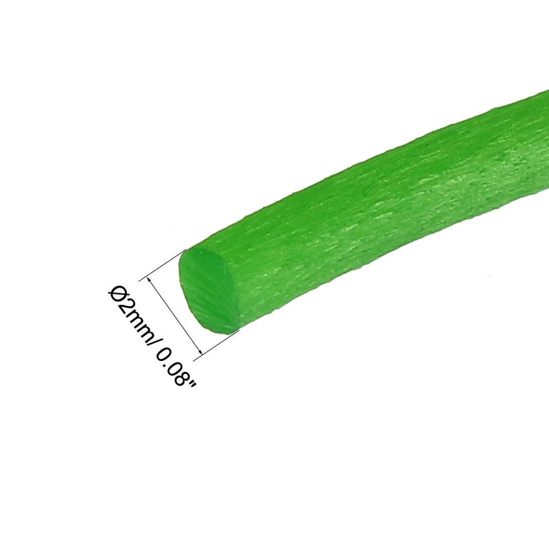 uxcell 32ft 2mm PU Transmission Round Belt HighPerformance Urethane