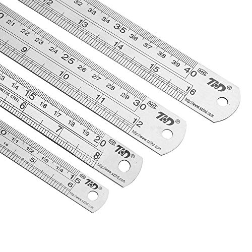 Ruler Metal Straight Edge Ruler Stainless Steel Ruler 6 Inch 8 Inch 12