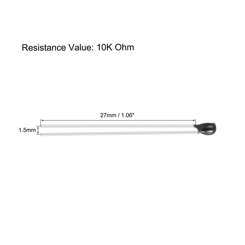 Sourcing Map NTC Thermistors Resistor MF52-103/3435 10K Ohm Inrush