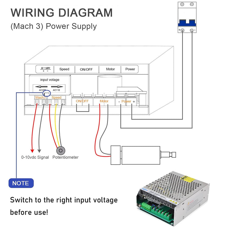 Daedalus 0 100vdc Pwm Power Supply Unit Compatible With 500w Brushed