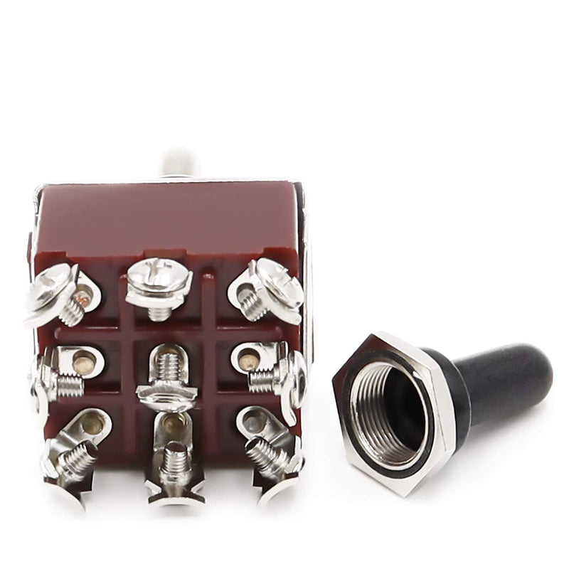 Interruttore Ultra Toggle Per Chitarra Grande DPDT 2 Vie On-On - Foto 4