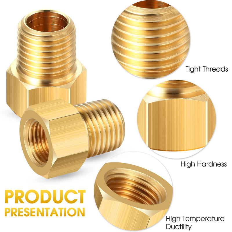 6 Pieces 1/4 Inch Male NPT x 1/4 Inch Female Inverted Flare Propane