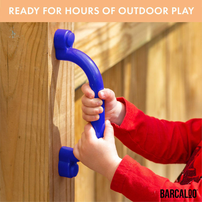 Barcaloo Playground Safety Handles Blue Grab Handle Bars for Jungle