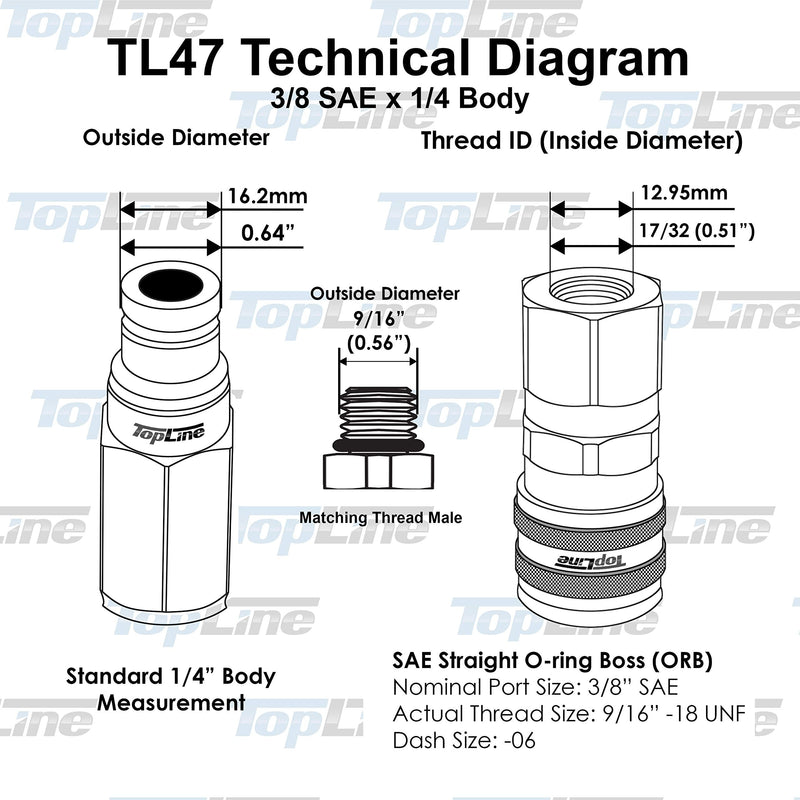 3/8 Ag Hydraulic Quick Connect Coupler Set, 3/8 NPT Thread ISO 5675 3/8 Ag Hydraulic Quick Connect Coupler Set, 3/8 NPT Thread ISO 5675
