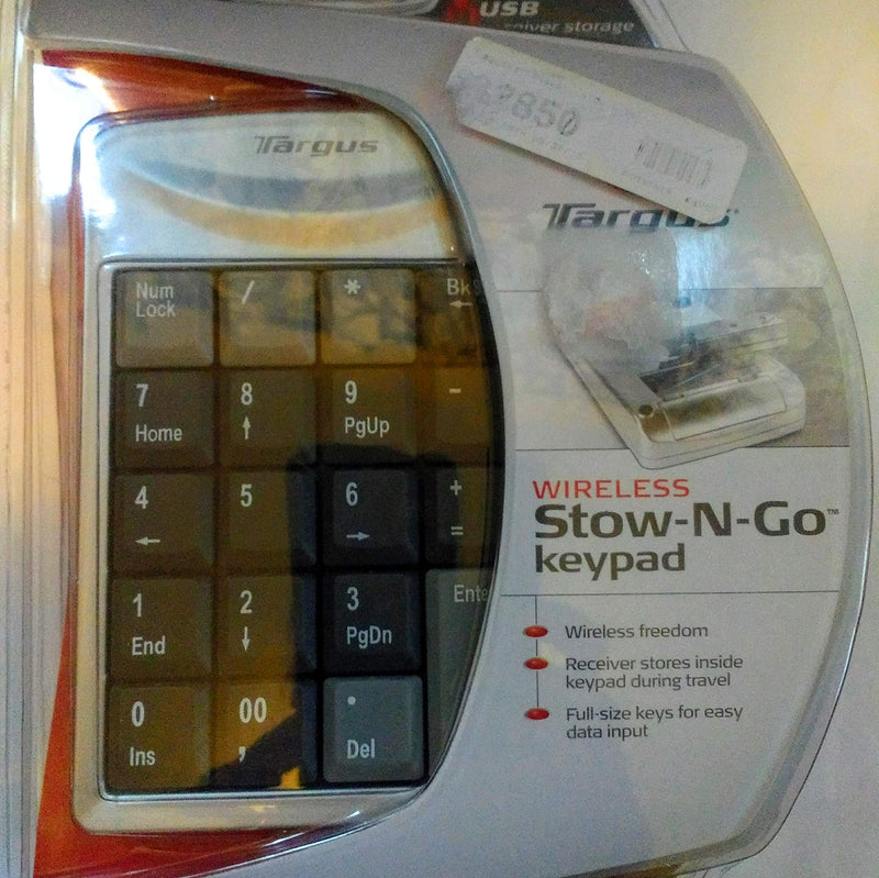 [Australia - AusPower] - Targus AKP01US Wireless Stow-N-Go Keypad 
