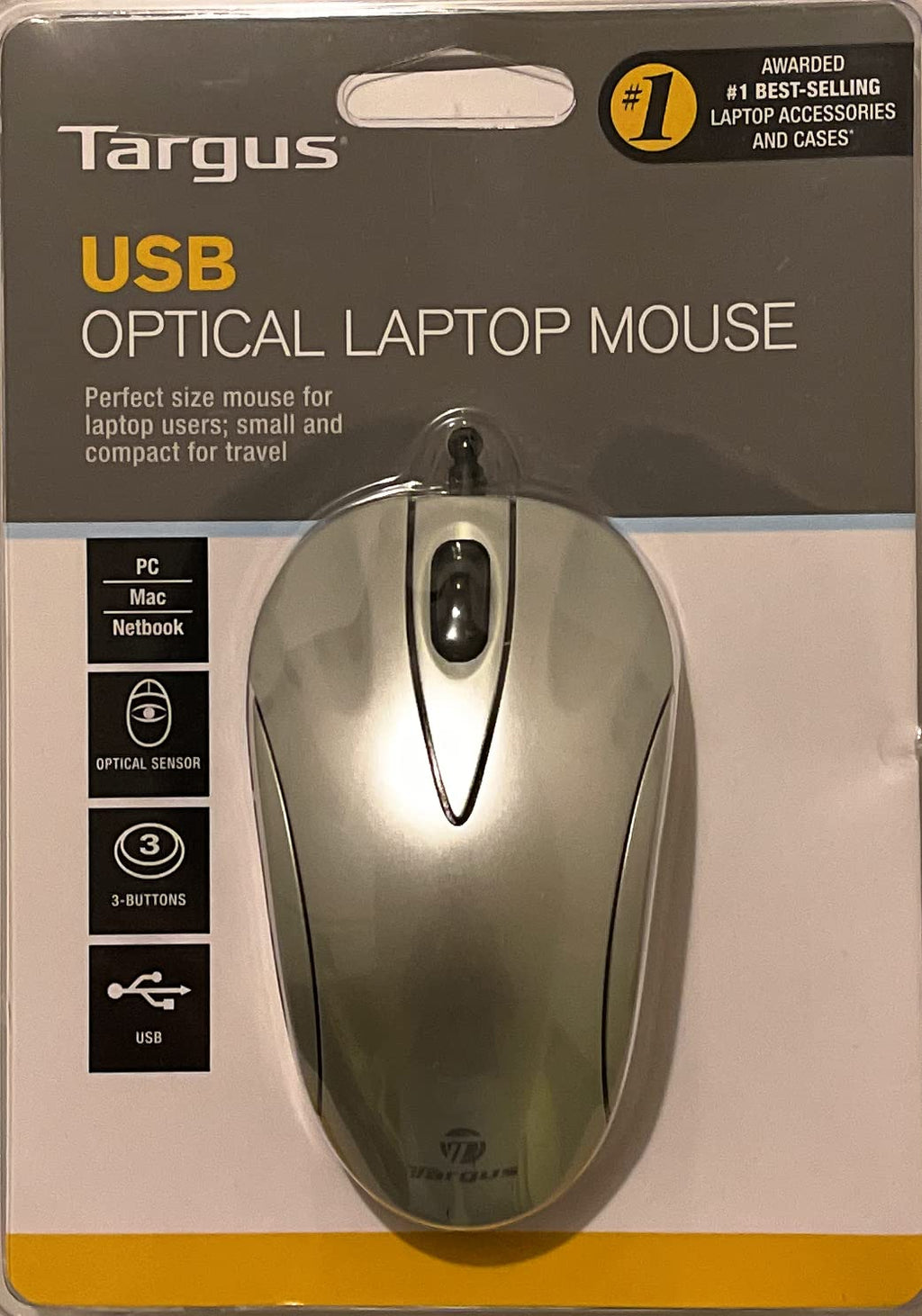 [Australia - AusPower] - 3BTN USB Optical Laptop Mouse 