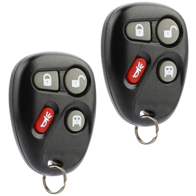[Australia - AusPower] - Car Key Fob Keyless Entry Remote fits 2003 2004 2005 2006 2007 Chevy Express, GMC Savana (KOBLEAR1XT, 15752330), Set of 2 g-330 [2] 