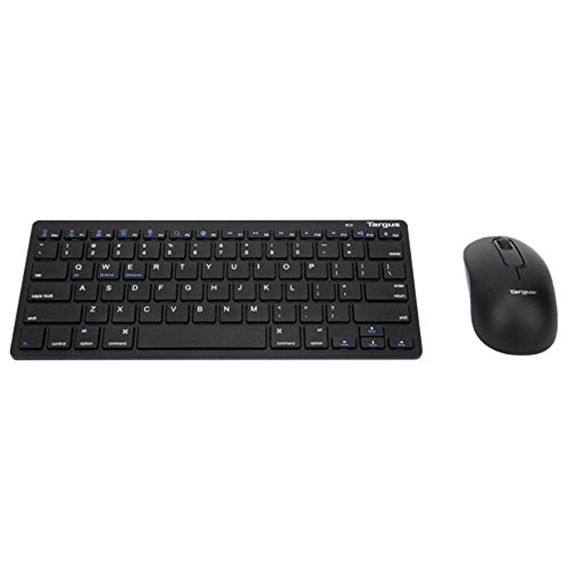 [Australia - AusPower] - Targus Bluetooth Mouse and Keyboard Combination with 3-Buttons, Bluetooth Wireless Connection, Scissor-Switch Keyboard, Battery Life Indicator (BUS0399) , Black 