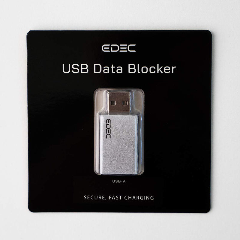 [Australia - AusPower] - OffGrid by EDEC USB Data Blocker for Cell Phone, Tablet, and Laptop, Block Unwanted Data Transfer, Protect Against Juice Jacking, Safely Charge iPhone, Android Devices 1-pack 