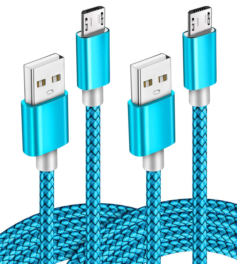 [Australia - AusPower] - Micro USB Cable 2pack 6ft Android Charger Cord Fast Quick Charging for Samsung 2016 Tab A 7.0 10.1, E 8.0, Kindle Fire Hd Hdx 7 8 10 Tablet, Phones Galaxy S7 S6 Edge, Note 5/4, J7 J3 Prime Star Pro 