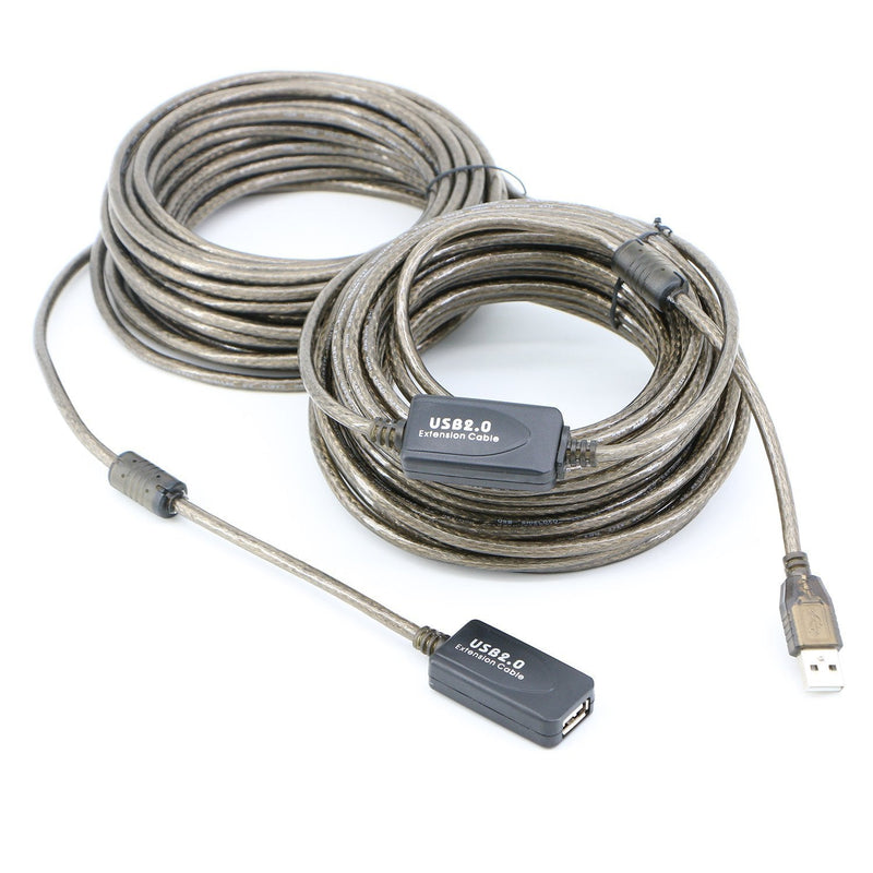 [Australia - AusPower] - Pasow USB 2.0 A Male to A Female Extension Cable High Speed 480 Mbps (60 Feet) 60 Feet 