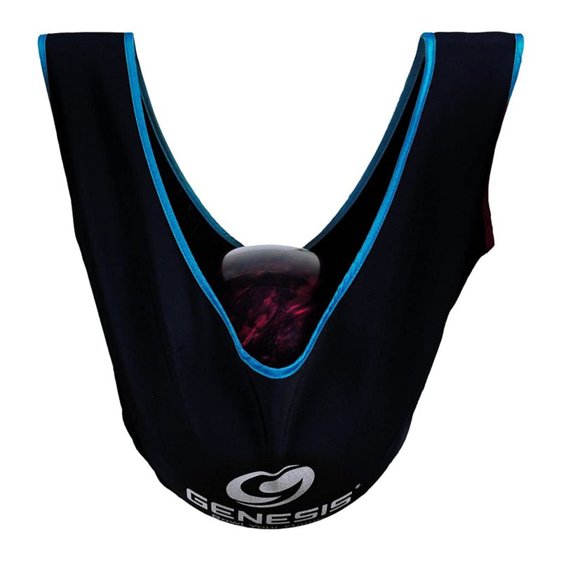 Genesis Bowling Deluxe See Saw Bowling Ball Holder/Cleaner Black/Blue AusPower Australia