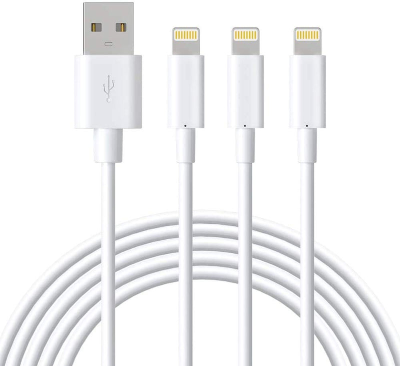 [Australia - AusPower] - Marchpower Lightning Cable MFi Certified iPhone Charger Cable 3Pack 6FT Lightning to USB Charging Cable for iPhone 13 Pro Max 12 11 Pro Max Xs Max X 8Plus 7Plus 6S iPad 9 Mini 6 iPod White 