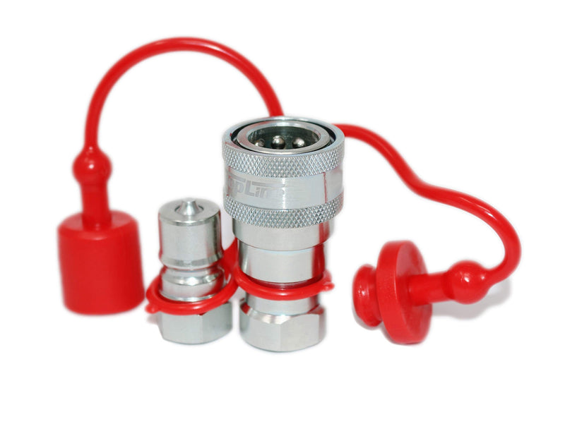 thumbnail image 2 of Gemels® 1-1/4″ NPT ISO 7241-A Quick Hydraulic Coupler Set 2 of 9