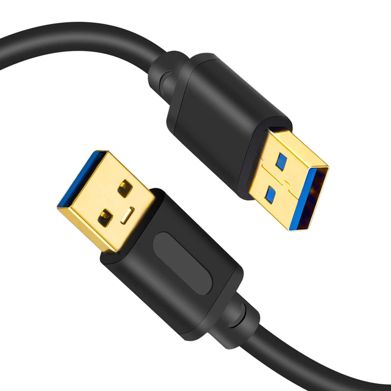 [Australia - AusPower] - USB 3.0 Male to Male Cable 20Ft,Tan QY USB to USB Cord USB Cable Male to Male USB 3.0 Cable Type A Male to Type A Male Cable 20ft 
