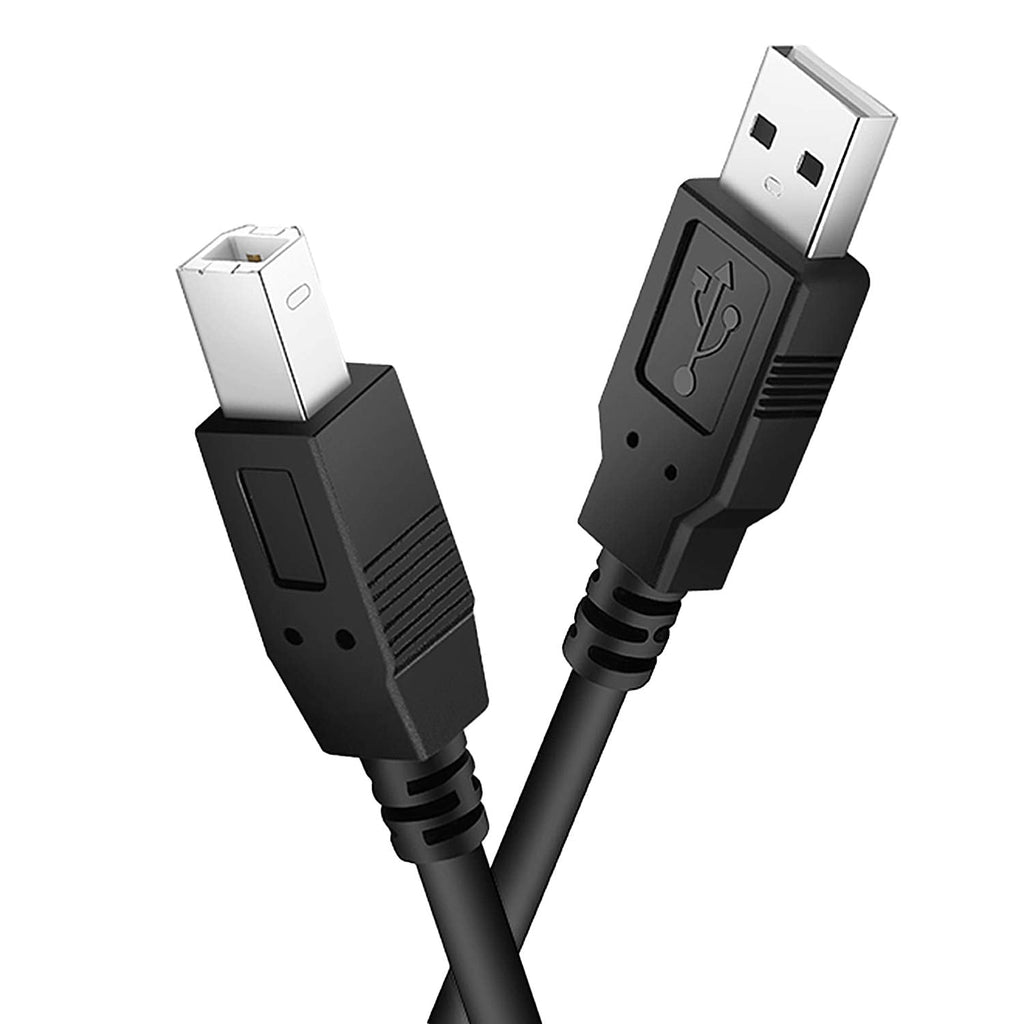 [Australia - AusPower] - Ancable 3-Feet USB B MIDI Cable for Instruments, USB 2.0 Type A to Type B Printer Cable Cord Compatible with Piano, Midi Controller, Midi Keyboard, Audio Interface Recording, USB Microphone and More 