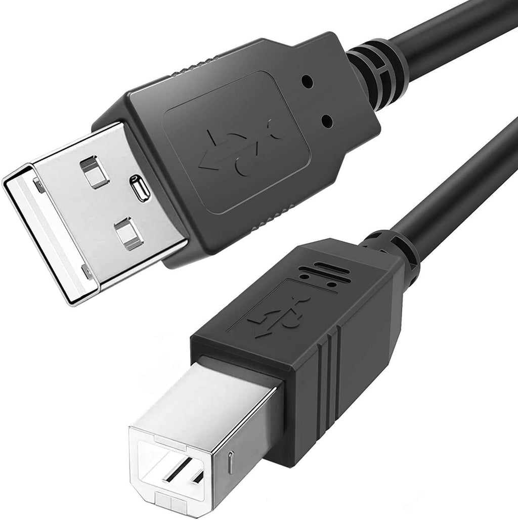 [Australia - AusPower] - Ancable 15-Feet USB B Midi Controller Cable Cord for Audio Interface, Piano, Midi Keyboard, Midi Controller, Mixer, Speaker, Instrument, USB Microphone, USB A to B Cable 