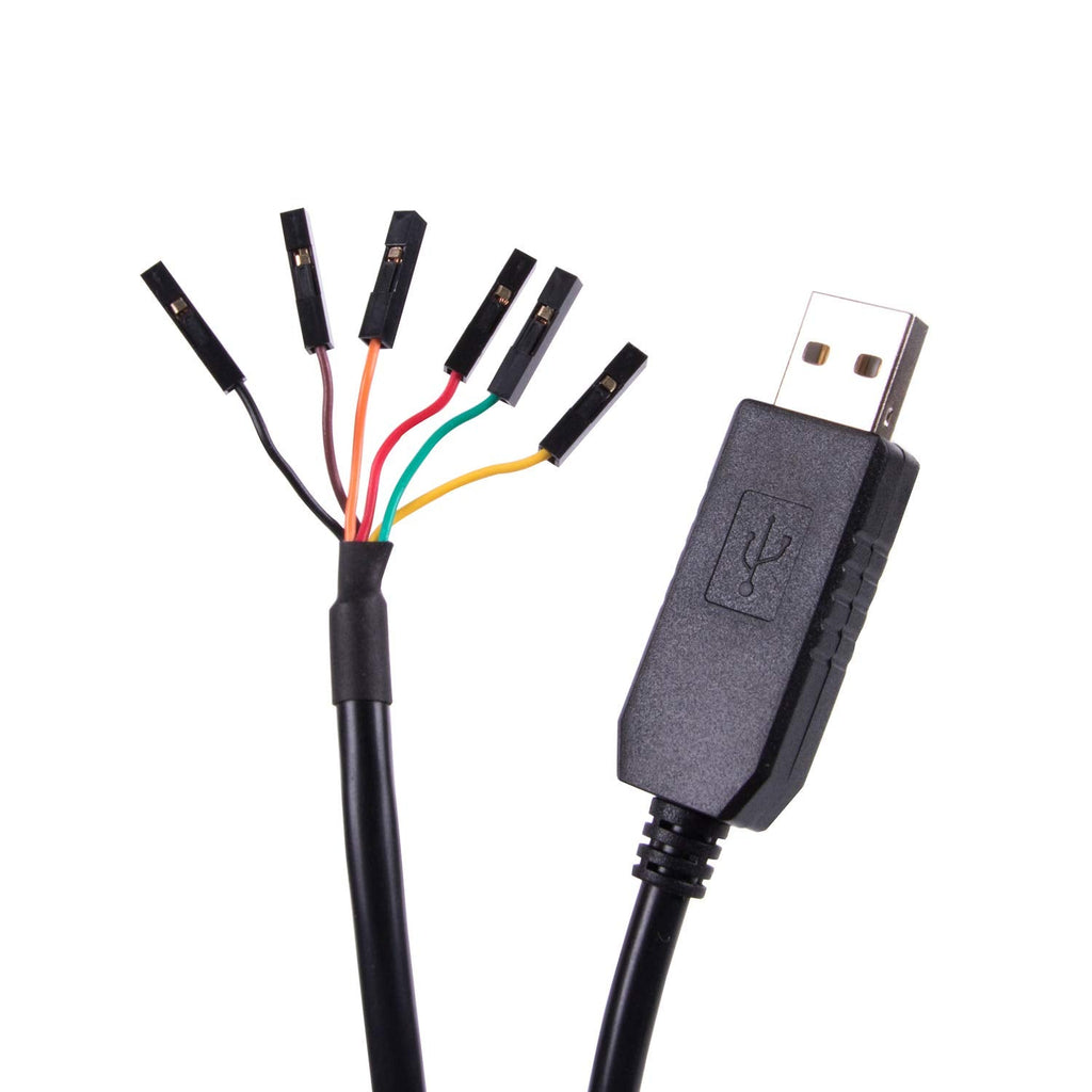 [Australia - AusPower] - USB to TTL UART Serial 5V 3.3V Adapter Converter Cable 4 Pin 0.1 inch Pitch Female Socket TTL-232r-RPI Debug Cable with FTDI Chip for Windows 10 8 7 XP Vista Android Mac OS … (Logic 3.3v Level) Logic 3.3v Level 