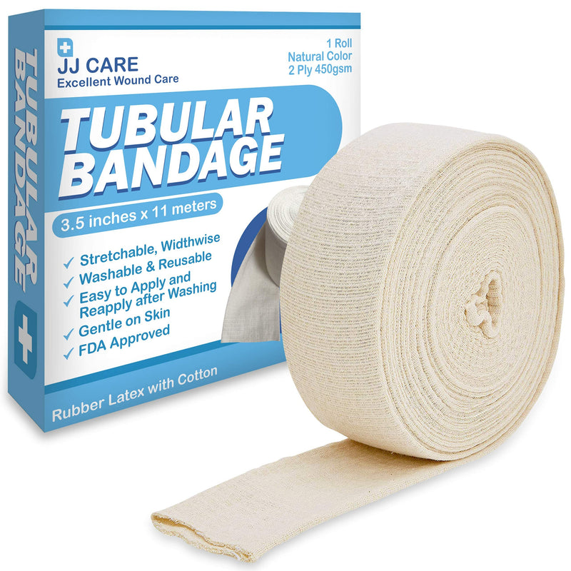 Best Deal for JJ CARE Tubular Bandage, 3.5” x 12 Yards Stockinette