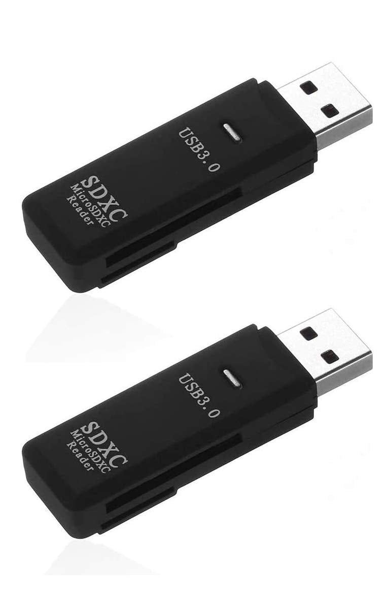 [Australia - AusPower] - CFIKTE USB Card Reader，2 in 1 USB 3.0 HighSpeed Memory Card Reader Adapter for Micro SD, Micro SDHC, Micro SDXC, TF, SD Card, SDHC, SDXC, Dual Slots Hub,Up to 5Gbps Write and Read Speed (2 Pack) 2 PACK 