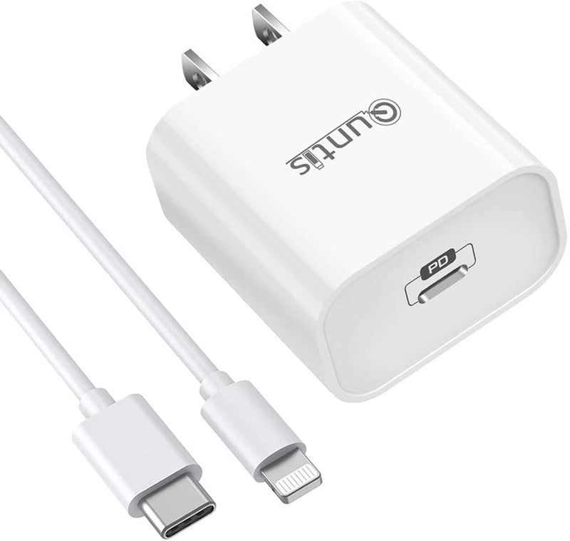 [Australia - AusPower] - iPhone 13 30W Fast Charger MFi Certified - Quntis 30W ipad Fast Charger Power Adapter with 6FT USB C to Lightning Cable Compatible with iPhone 13 Mini/12 Pro/12 Pro Max/11 Pro/XR/X/8/iPad Pro 