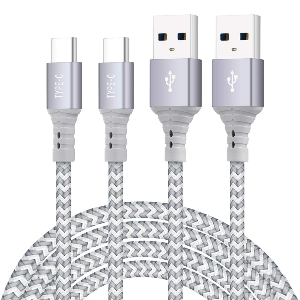 [Australia - AusPower] - Long USB Type C Charger Cord 10FT+10FT Charging Cable for Samsung Galaxy A71 A42 5G A21 A20/Z Flip 3/Z Fold 3,Motorola Moto G Play/G100/G Pure,New Fire HD 10 9th (2019)/HD 8 10th (2020),3A Fast Charge 