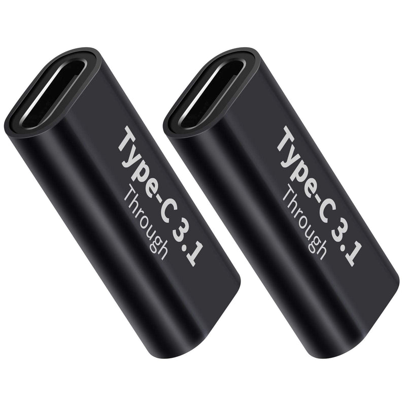 [Australia - AusPower] - BOLS USB C Female-to-Female Adapter(2 pcs), Supports Fast Charging and Data Transfer Extension, up to 10GBbps Rate… female to female 