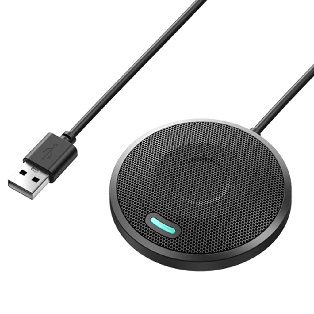 [Australia - AusPower] - USB Conference Microphone, Omnidirectional Condenser PC Mic for Video Conference, Recording, Skype, Online Class, Court Reporter, Plug & Play Compatible with Mac OS X Windows PC Compute 