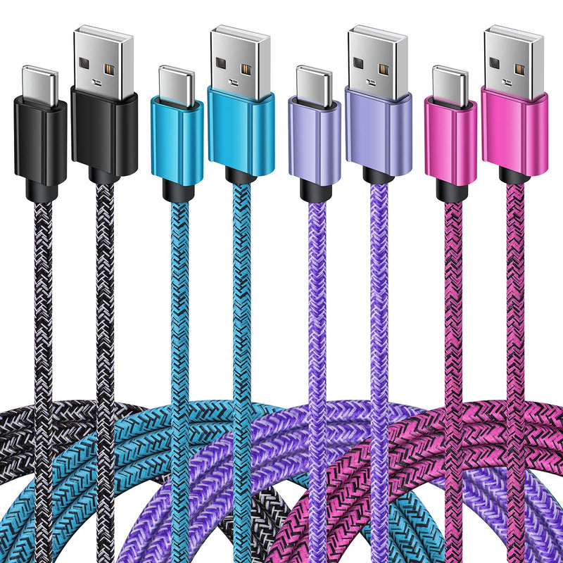[Australia - AusPower] - USB C Charger Cable Type C Fast Charger Charging Power Cord 4Pack 3FT for Samsung Galaxy S21 5G/S21 Ultra/S21+/S20 FE Note 21 20 Ultra A12 A32 A42 A11 A21 A51 A71 A10E S10 S9 S8,Google Pixel 6 5 4 3XL 