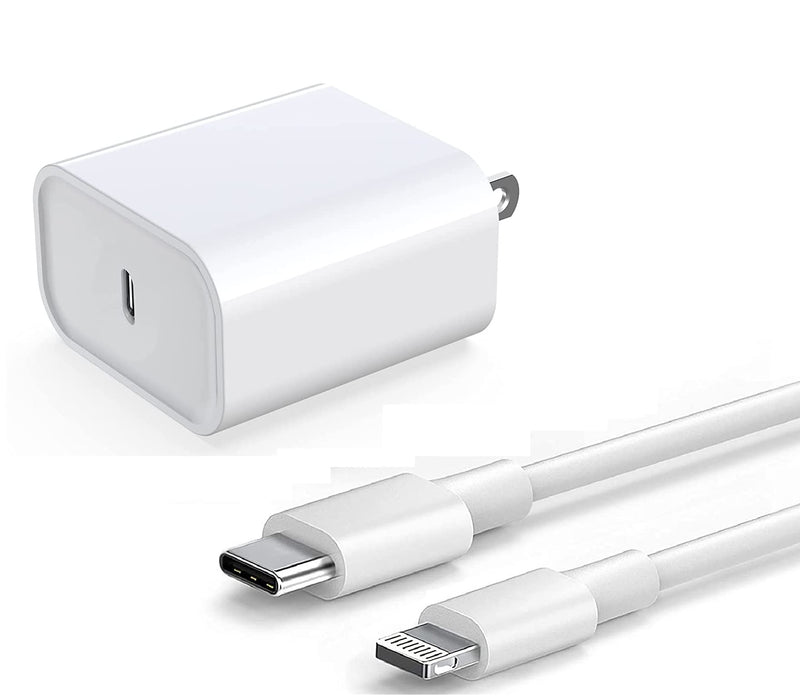 [Australia - AusPower] - iPhone Fast Charger, [Apple MFi Certified] 20W USB C Rapid Wall Charger with USB-C Fast Charging Cable Compatible with iPhone 13 Pro 12 Mini 12 Pro Max 11 Pro Max XR X XS 8 Plus 