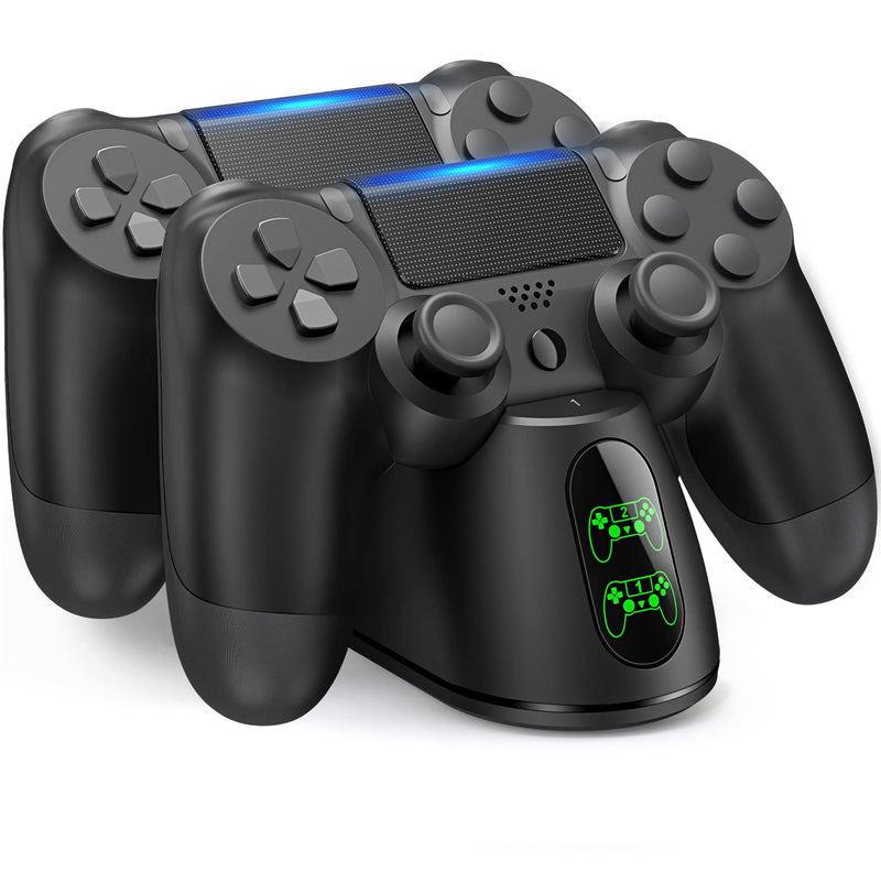 [Australia - AusPower] - PS4 Controller Charger Charging Station for Playstation 4, PS4 Charger Dock Wireless Remote Charger Compatible with Dualshock 4 Controller, Stable PS4 Charger Dock for Dualshock 4 Controller Charging 