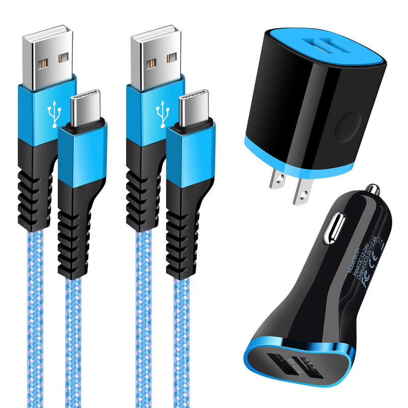 [Australia - AusPower] - Motorola USB-C Car Charger+Fast Charger Block+2 Type C 3ft Cables for Moto G Stylus 5G, G Power, Edge S Pro/X30/S30,Defy 2021, Moto G51,G50,G10,G200, Google Pixel 6/5/4/3a XL/2, Samsung Galaxy S21 