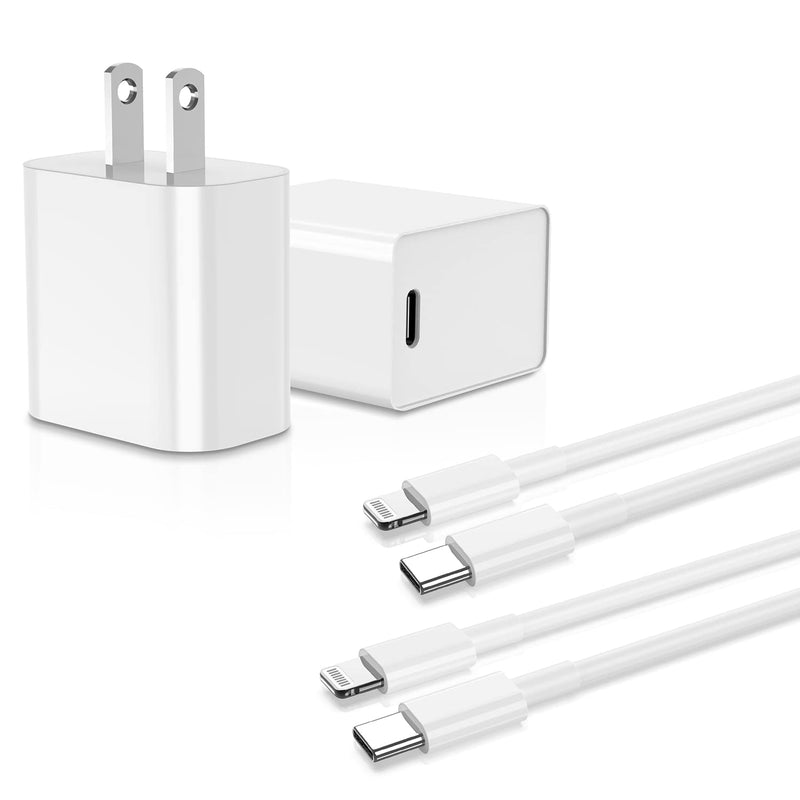 [Australia - AusPower] - iPhone Fast Charger Cable【Apple MFi Certified】20W USB C Wall Charger Plug and USBC to Lightning Cable Cord 6ft, Apple 13 12 Pro Max Charging Block Power Adapter Cube Brick for iPhone 13/12 Pro/11,iPad 