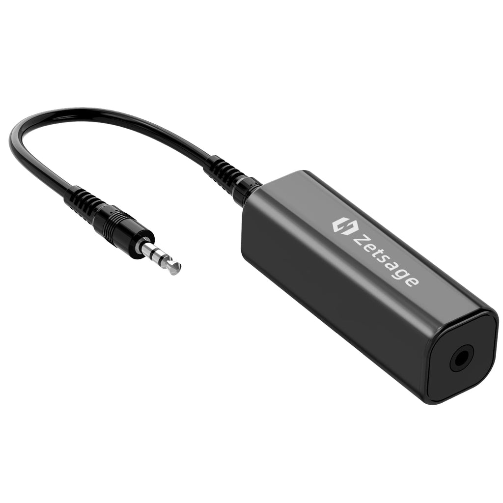[Australia - AusPower] - Ground Loop Noise Isolator for Car Audio/Home Stereo System with 3.5mm Audio Cable 