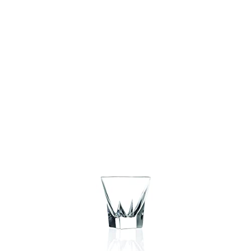 Barski Shot Glass - Set of 6 Glasses - Crystal Glass - Beautifully Designed - Use it for - Shot - Vodka - Liquor - Cordial - Each Glass is 2.25 oz Made in Europe