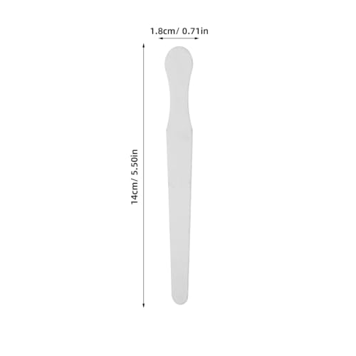 ULTECHNOVO Pack of 20 Metal Tongue Depressors Made of Stainless Steel 14 cm Reusable Oral Care and Craft Sticks with Rounded Edges for Medical Examinations and Children's Use | Zungenspatel für Mundpflege und Kosmetik, Rührstäbchen Bastelstäbchen für H...