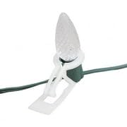 Novelty Lights C9 Tuff Flex Christmas Light Clips, Gutter Clips, 100 Pack