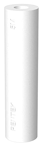Pentair Pentek P5 10-inch 5-micron sediment water filter cartridge for under-sink replacement, pack of 1