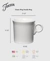 Fiesta® Classic Ring Handle Mug (10.25oz) – Durable Ceramic, Lead-Free, Dishwasher/Microwave/Oven Safe – Made in USA Dinnerware - Sunflower