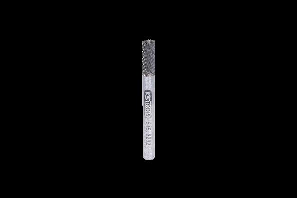 KS Tools 515.3232 Hard metal cylinder rotary burr form A with spur gearing, 6mm | 515.3232, milling drill