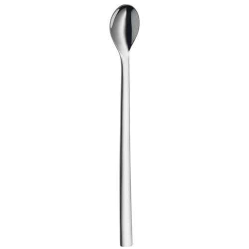 WMF 6-Piece 18/10 Stainless Steel 22 cm Nuova Long Drink Spoon Set, Silver Without nav engraving Single